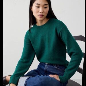 GAP Women's Evergreen Crew Neck Sweater Sz M